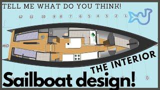 Building a 15m sailboat, the INTERIOR plans! Ep21 Project Seacamel