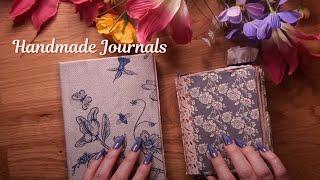 Book ASMR Handmade journal and collage book