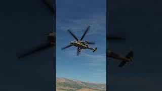 BARREL ROLL with the Mi-24P Hind Helicopter! DCS World #shorts