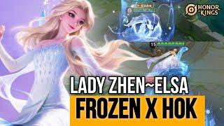 HOK: NEW ELSA SKIN SPOTLIGHT | Honor of Kings X Frozen