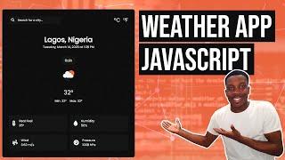 Build A Weather App Using HTML, CSS and JavaScript