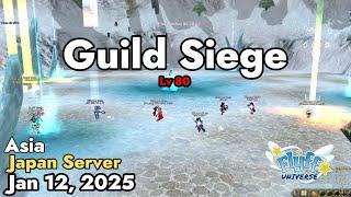 Guild Siege Lv 80 (Japan Server) January 12, 2025 | Flyff Universe