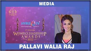 Pallavi Walia Raj | Media Award | Women's Leadership Awards 2022 | WLA 3rd Edition | Hybiz Tv