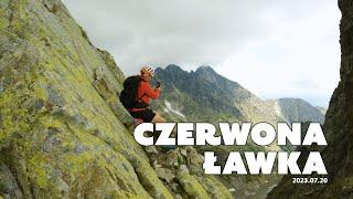 Czerwona ławka - Najtrudniejszy szlak w Tatrach Słowackich | Tatry | 4K | WidokNaTatry