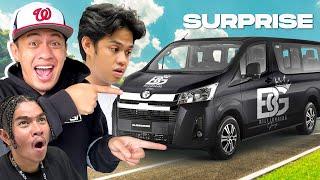 Surprise travel VAN para sa BILLIONAIRE GANG!