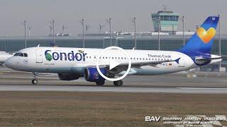 Airbus A320 - Condor "Janosch sticker" D-AICG - takeoff at Munich Airport