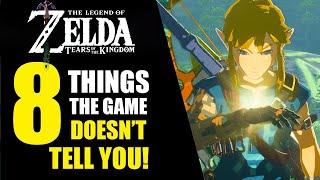 8 Things I Wish I Knew Before I Started Zelda Tears of the Kingdom