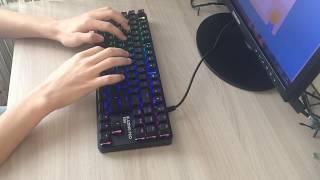 Soundtest Dexp blazing PRO RGB/ Тест механической клавиатуры на переключателях Outemu Blue