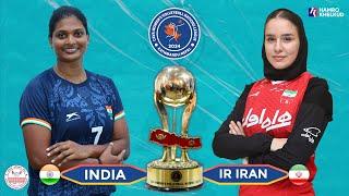 LIVE | India vs IR Iran - Match 2 | CAVA Women's Nations League 2024 | भारत विरुद्ध इरान