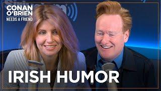 Sharon Horgan & Conan Are Kept Humble By Their Families | Conan O'Brien Needs A Friend