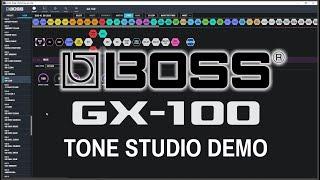 Boss GX-100 Tone Studio Editor Demo