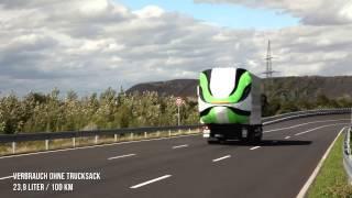 Latest truck aerodynamics made in Germany Trucksack