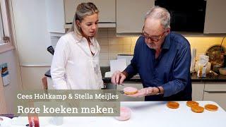 Cees & Stella maken roze koeken