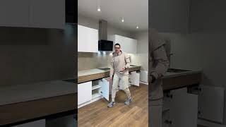 Бюджетная кухня, которую мы сами разработали и установили на объекте ️ #кухнядизайн #кухня