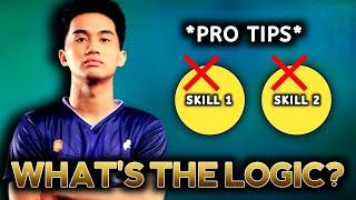 Why Pro Players never use skills in early game?