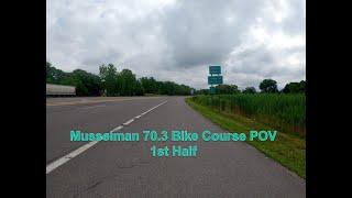 Musselman 70 3 Bike Course   1st Half   4K