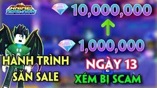 ANIME DEFENDERS - HÀNH TRÌNH SĂN SALE TỪ 1 TRIỆU GEM LÊN 10 TRIỆU GEM NGÀY 13