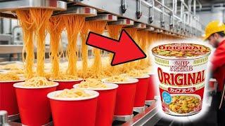 How Instant Noodles are Made in a Factory