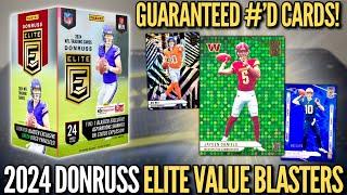 GUARANTEED NUMBERED CARDS IN RETAIL?!  2024 Panini Donruss Elite Football Value Blaster Box Review