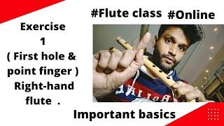 || Lesson 1 || How to place First Finger ?  ( #fluteclasses )#onlinemusiclessons +91(9010086604)
