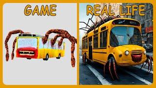 Bus Eater Monster In Real Life | All Eat Monster | Guess The MONSTER'S VOICE