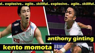 Great Badminton Match ! Kento MOMOTA VS Anthony GINTING (FULL)