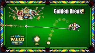 8 Ball Pool Golden Break in Backpacking Break Season Level Max From Daily Missions - GamingWithK