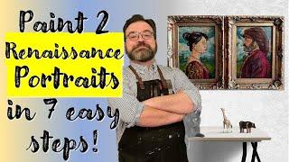 Paint a Renaissance portrait in 7 easy steps!