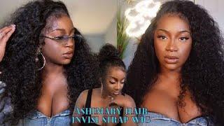 Wig Changer!EASY INSTALL Invisi-Straps 360 Lace frontal Water Wave Wig | Ashimary & Intisar Eleanor