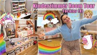 Das Einhorn Regenbogen Kinderzimmer unserer 4 jährigen Tochter  ROOM TOUR