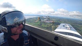 P51 MUSTANG 4 SHIP FORMATION FLIGHT!