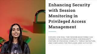 Session Monitoring PAM  Privileged Access Management | Bert Blevins PAM