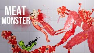 Creating a Meat Monster from flesh and bones - People Playground 1.26