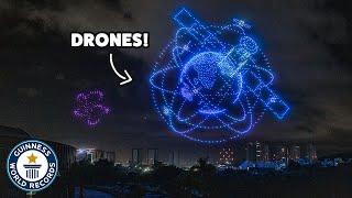 Biggest drone display ever! - Guinness World Records