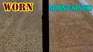 HOW TO PREVENT WORN CARPET AND TRAFFIC PATTERNS! Rental deep clean!