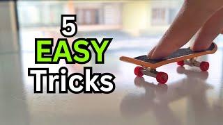 EASIEST Finger Board Tricks YOU Can DO! (and how to)
