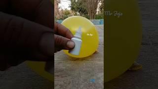 What happens when you pour gasoline on a balloon?  #shorts
