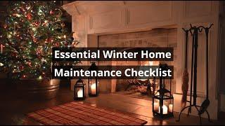 Florida Winter Home Maintenance Tips