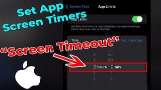 How to Set App Screen Time Limits on iPhone