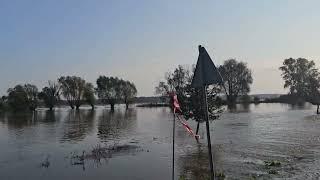 Flooding in Lower Silesia.  Farmland flooded to save the big city.