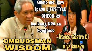 WISDOM NG OMBUDSMAN UMAAPAW | FRANCE CASTRO PINAGTATAWANAN