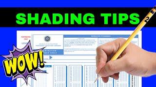 SCANTRON SHADING TIPS  | BOARD EXAM