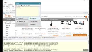 Scraping SKU and UPC codes from www.reikowireless.com