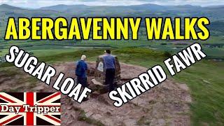 Abergavenny Walks  - Skirrid Fawr and Sugar Loaf - DJI Mini 2 Drone Footage