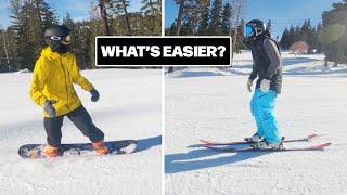 What's Easier: Skiing Or Snowboarding?