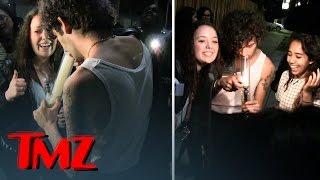 1975 Singer Matthew Healy Ripping Bong Hits with Fans | TMZ