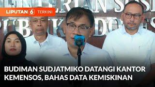 Budiman Sudjatmiko Datangi Kantor Kemensos, Bahas Data Kemiskinan | Liputan 6