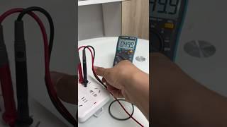 A small multimeter has the function of measuring duty cycle