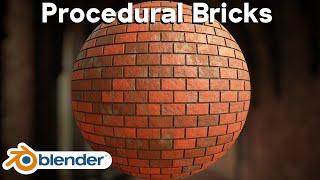 Procedural Brick Material (Blender Tutorial)