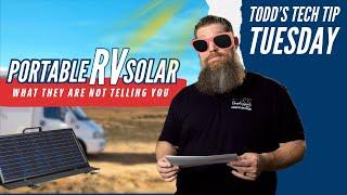 Portable RV Solar.  What they are not telling you.